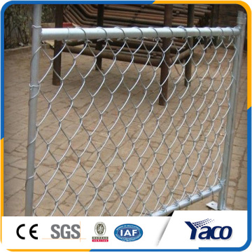 Hengshui 3.15mm alambre galvanizado cerca temporal del acoplamiento de cadena, paneles temporales de la cerca del metal